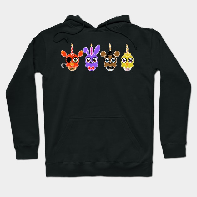 FNAF Cupcakes Hoodie by Bat13SJx